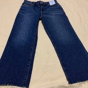 NWT Cat & Jack Girls 14 Wide Leg Denim Jeans